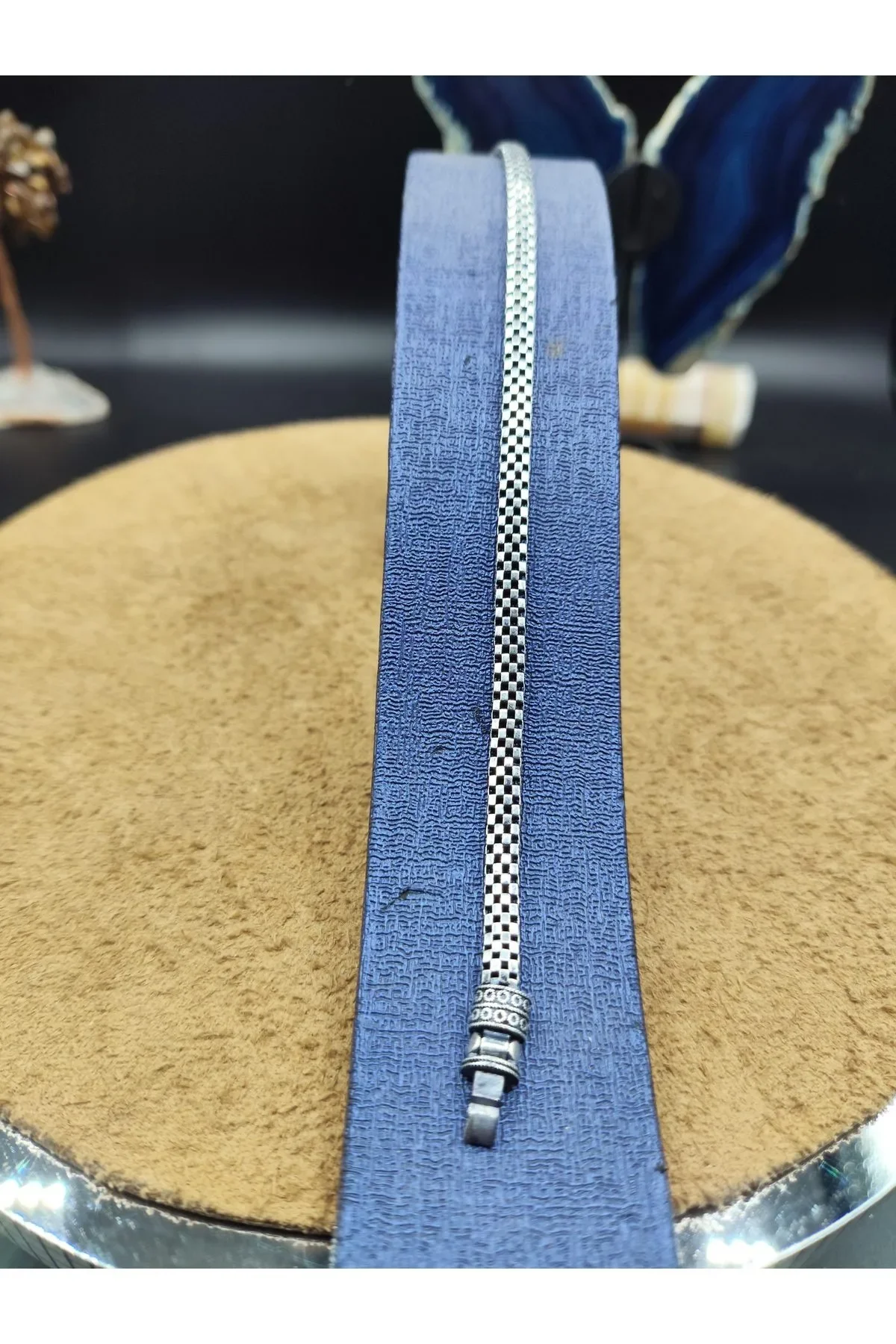 925 Ayar Gümüş Bileklik Dama Zincir Model 20 cm 6 Gram