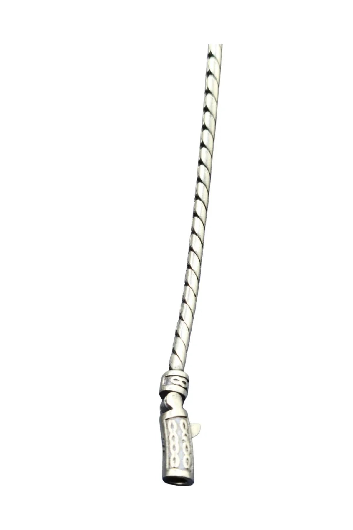 925 Ayar Gümüş Bileklik Erkek Örgü Model Rodyum Kaplama 14,3 Gram