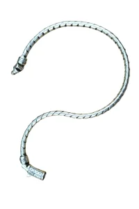 925 Ayar Gümüş Bileklik Erkek Örgü Model Rodyum Kaplama 14,3 Gram