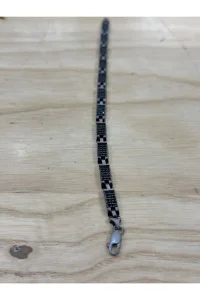 Radyum Kaplama Gümüş Erkek Bileklik - Şık Gündelik Kullanım İçin İdeal - 925 ayar gümüş