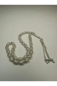 925 Ayar Gümüş Fizyon Kapsül Kesim Tesbih El Yapımı